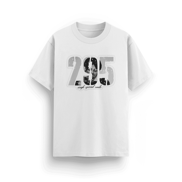 "Sidhu Moosewala 295 B/W" T-Shirt – Classic Fit, 180 GSM, 2 Colors